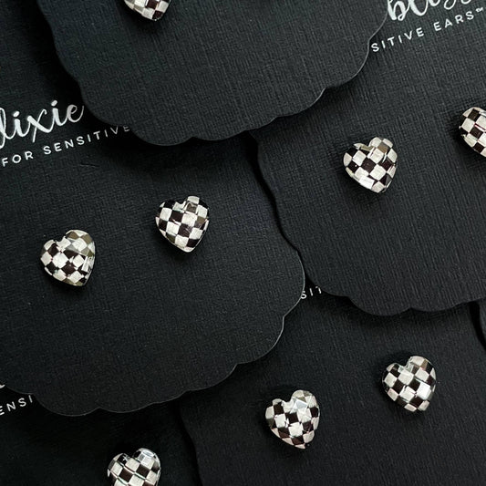Ready, Set, Love Checkered Hearts