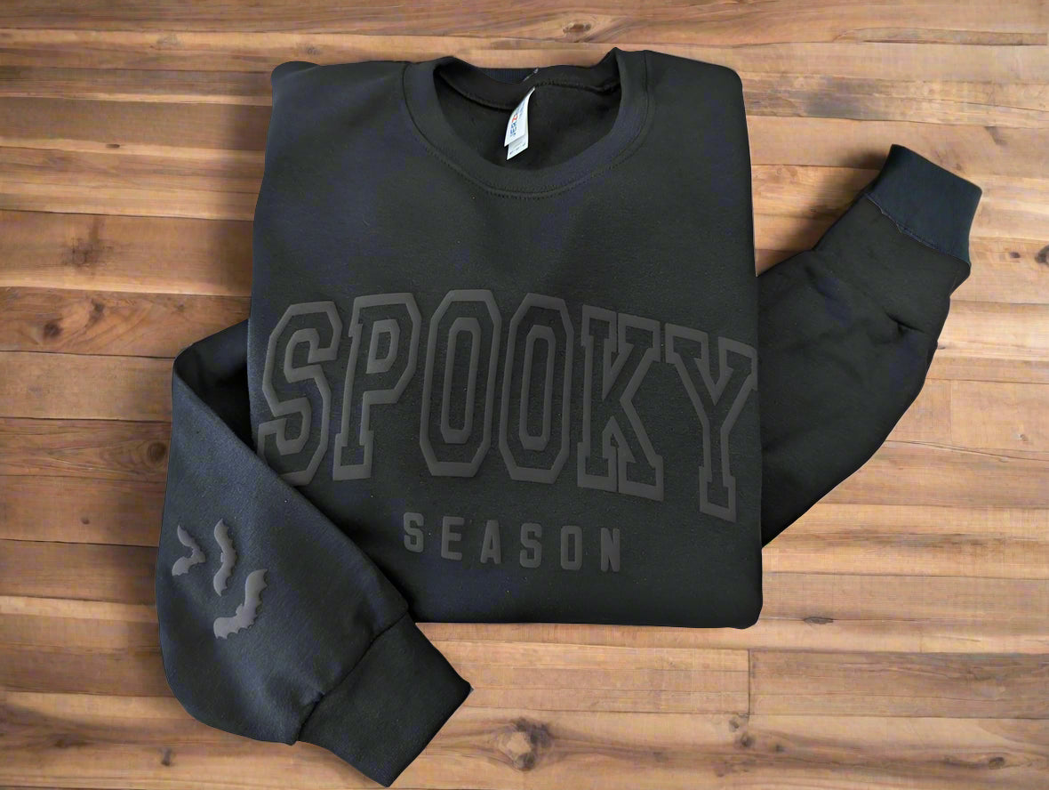 PRE- ORDER Spooky Season Puff Print Crewneck