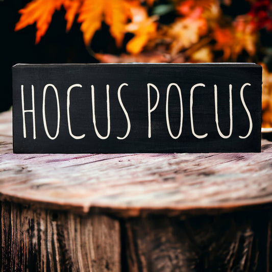 Hocus Pocus Black Sign
